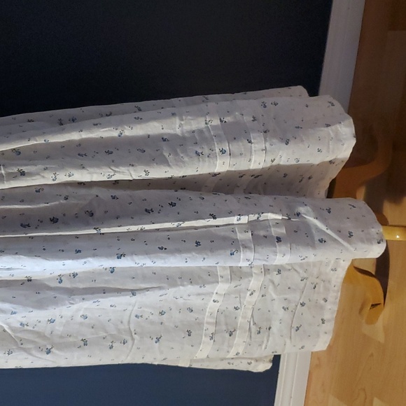 Pretty blue foral dress, cotton, size small - Picture 3 of 4